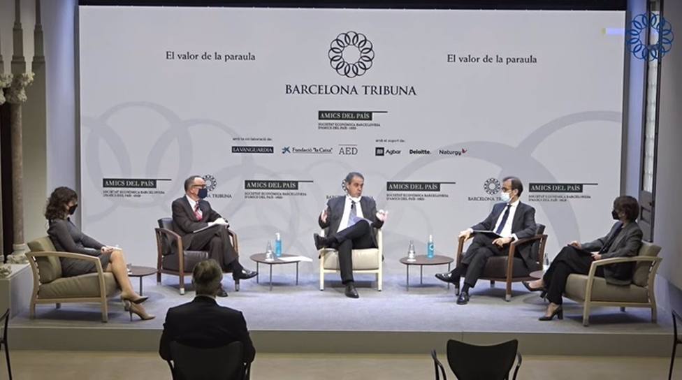 Fira.- Pau Relat (Fira) y NÃºria Mas (Banco de EspaÃ±a) piden ayudas directas para salvar empresas