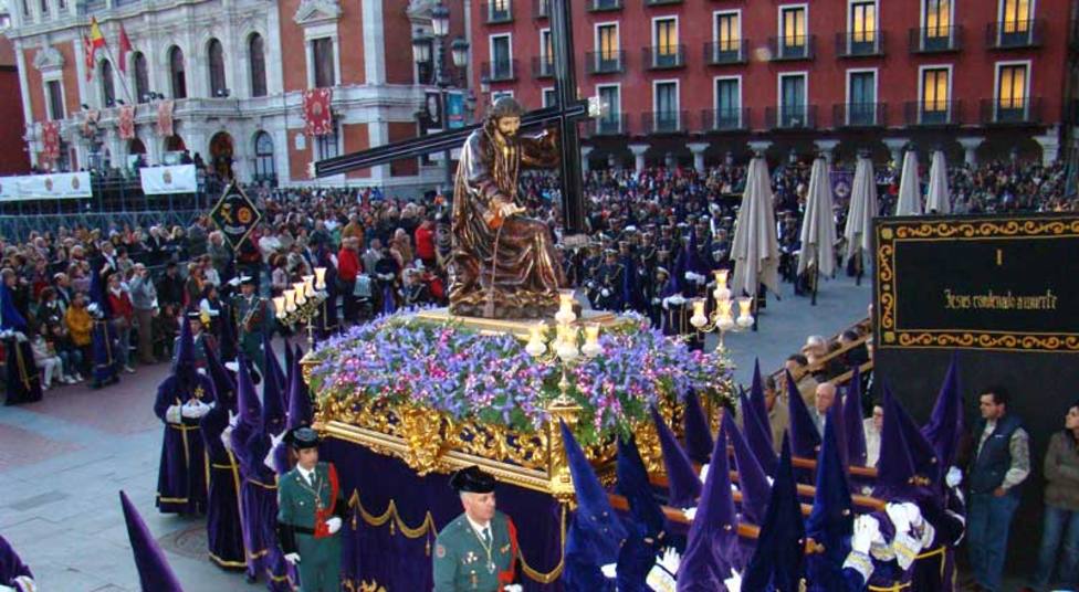 Imagen de archivo del Vía Crucis Procesional de la Cofradía de Jesús Nazareno de Valladolid