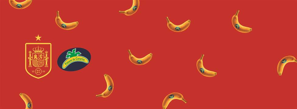Plátano de Canarias donará a los bancos de alimentos 100 kilos por cada kilómetro que recorra la Selección