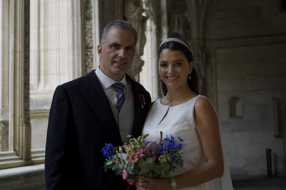 Javier Ortega Smith se casa en Toledo con la mexicana Paulina Sánchez del Río