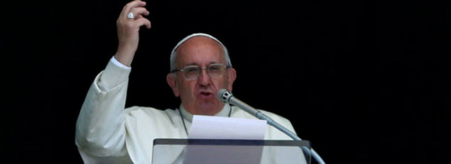El Papa desde la ventana del Palacio apostólico del Vaticano. Reuters