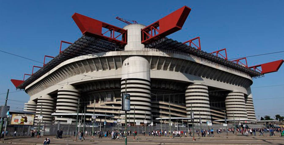 El estadio Giuseppe Meazza acogerá la final el sábado 28 de mayo. Foto: UEFA.