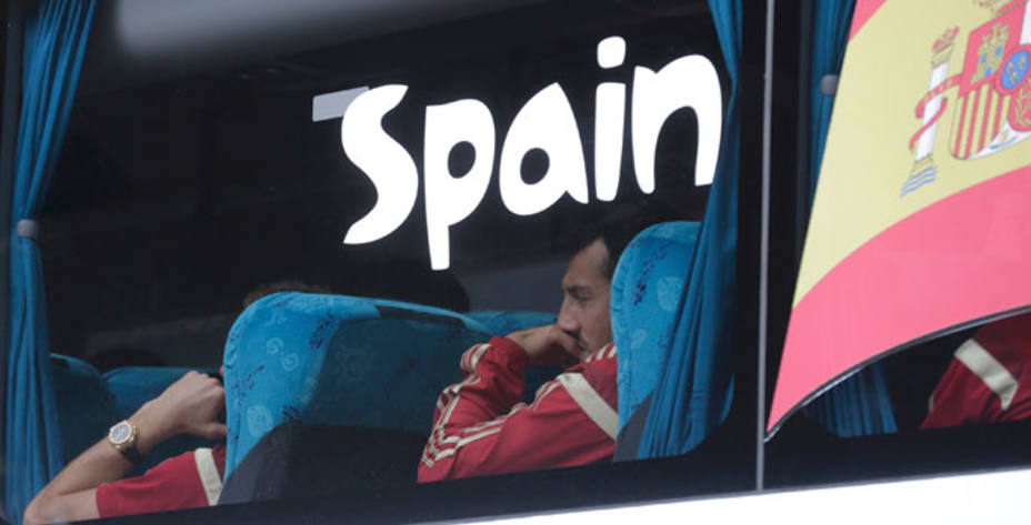 España regresa a Curitiba entre la tristeza por la eliminación