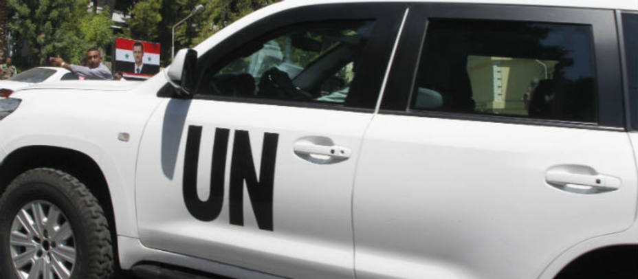 Inspectores de la ONU en Siria. REUTERS