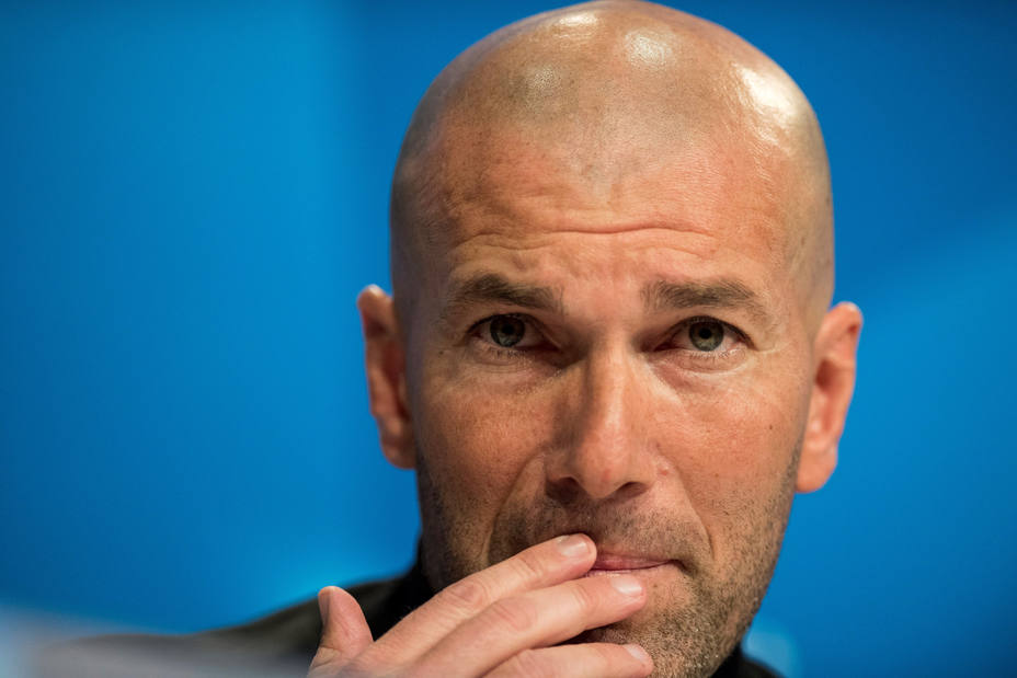 Zidane, en la rueda de prensa previa al Bayern - Real Madrid (EFE)