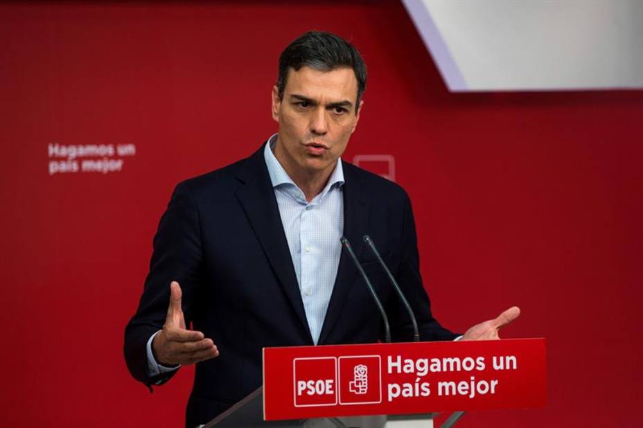 El PSOE registra en el Congreso la moción de censura del PSOE contra Rajoy