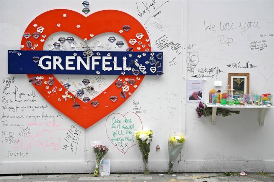 Un año del incendio del Grenfell: la mitad de los afectados no han sido realojados o recompensados