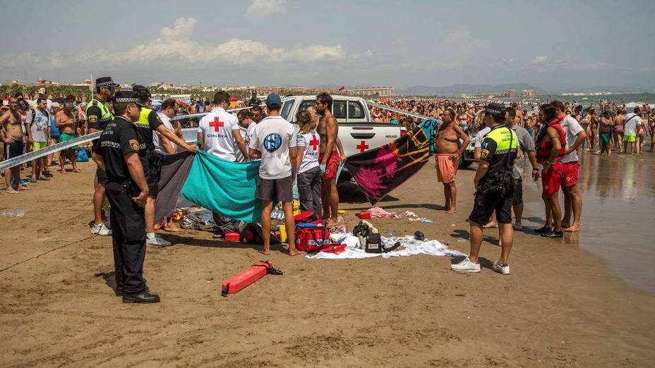 Encuentran el cadáver de un joven de 20 años desaparecido en una playa de Valencia
