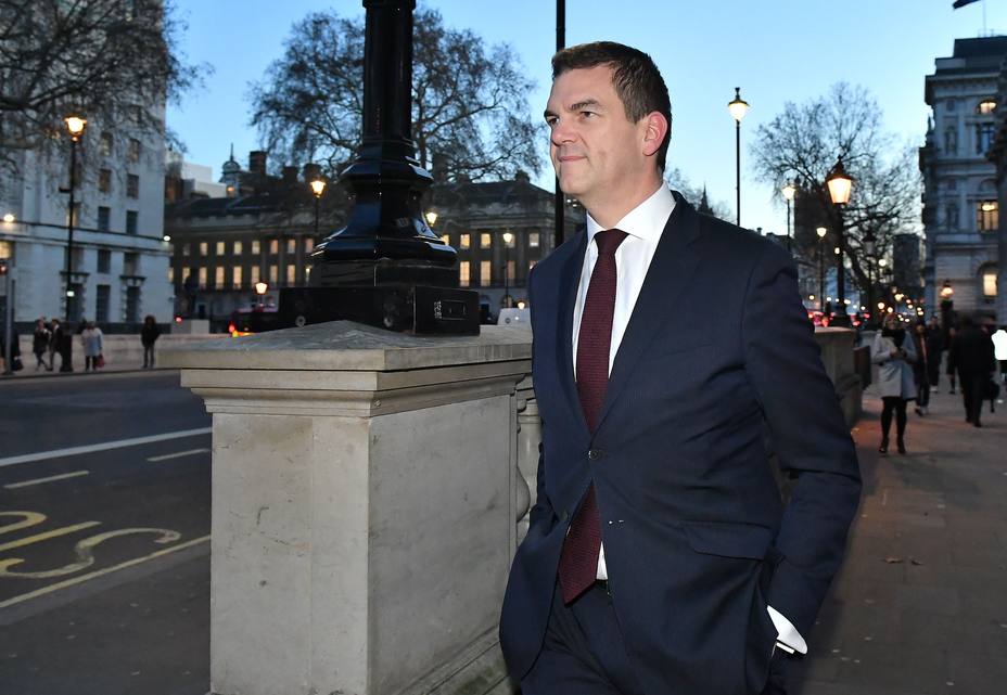 17 January 2019, England, London: Prime Ministers Europe Adviser Olly Robbins at Whitehall after UK Prime Minister Theresa May announced that she would invite party leaders in the Commons and other MPs in for discussions to get a Parliamentary conse