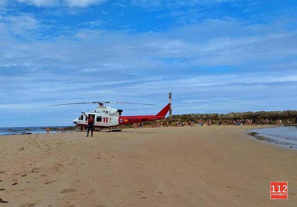 Fallece un hombre de 52 años en la playa de Amio, en Pechón
