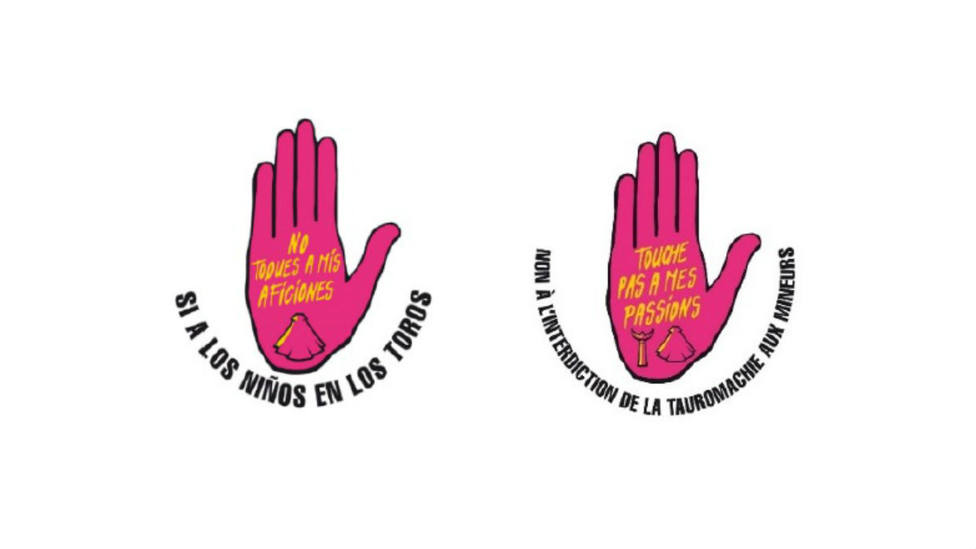 Logos de la campaña puesta en marcha por los jóvenes aficionados franceses