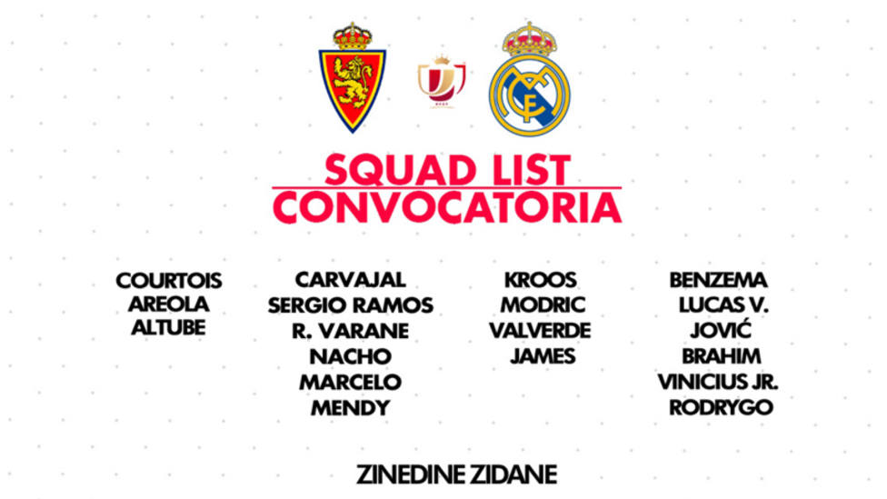 Zidane deja fuera de la convocatoria a Bale, Casemiro e Isco para Zaragoza
