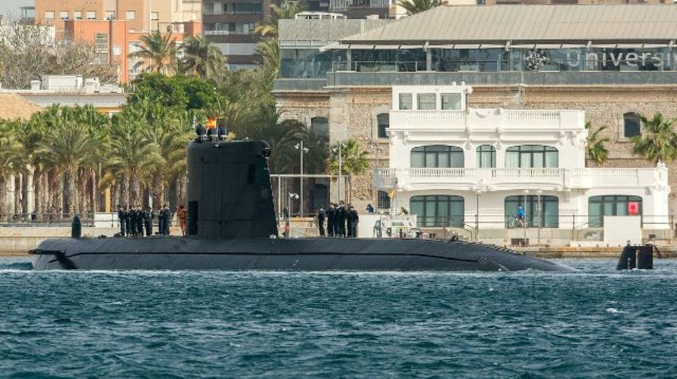 La Armada jubila al submarino Mistral con 35 años de servicio