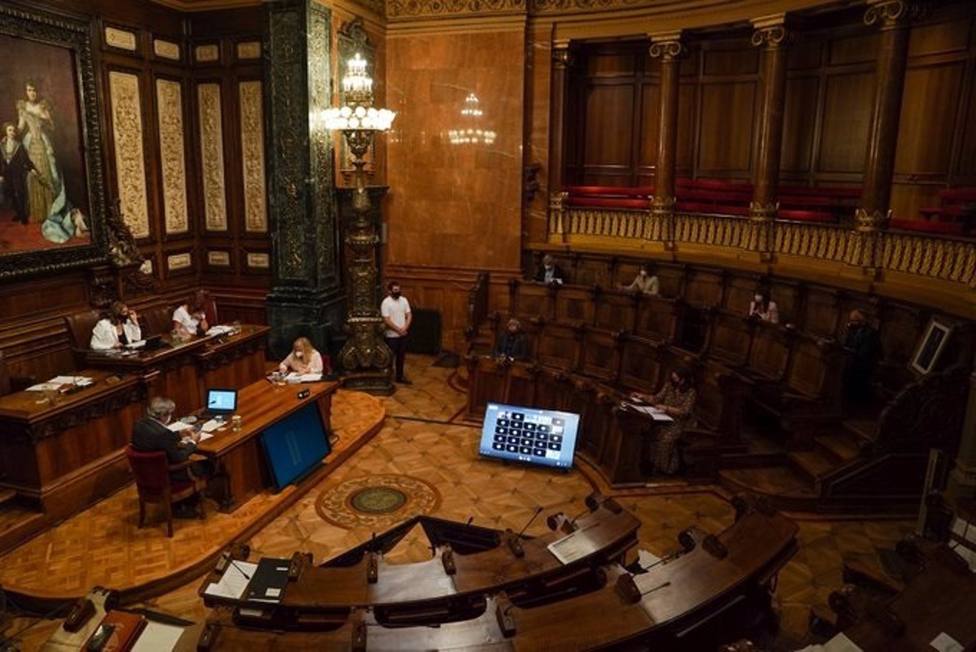 El pleno del Ayuntamiento de Barcelona