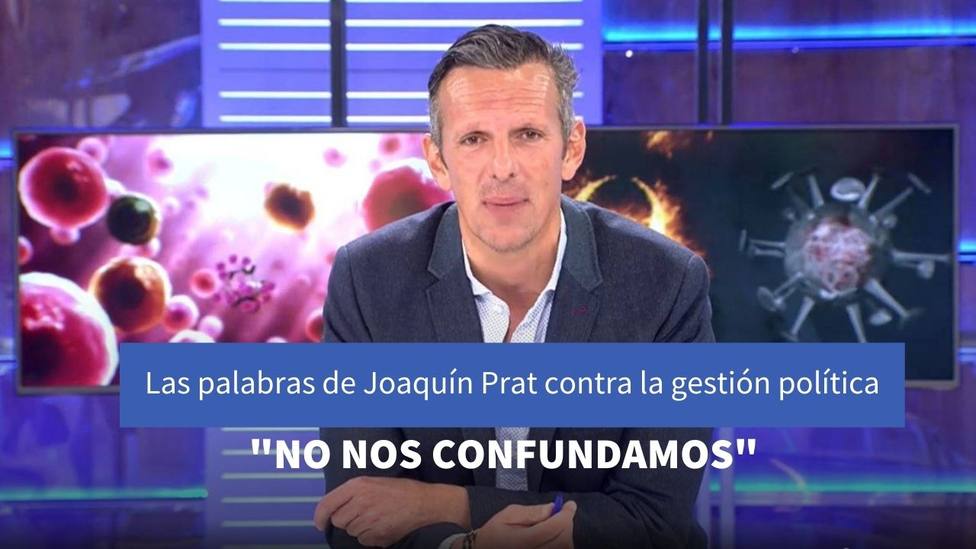 Joaquín Prat habla alto y claro sobre la gestión de la pandemia en la Comunidad de Madrid