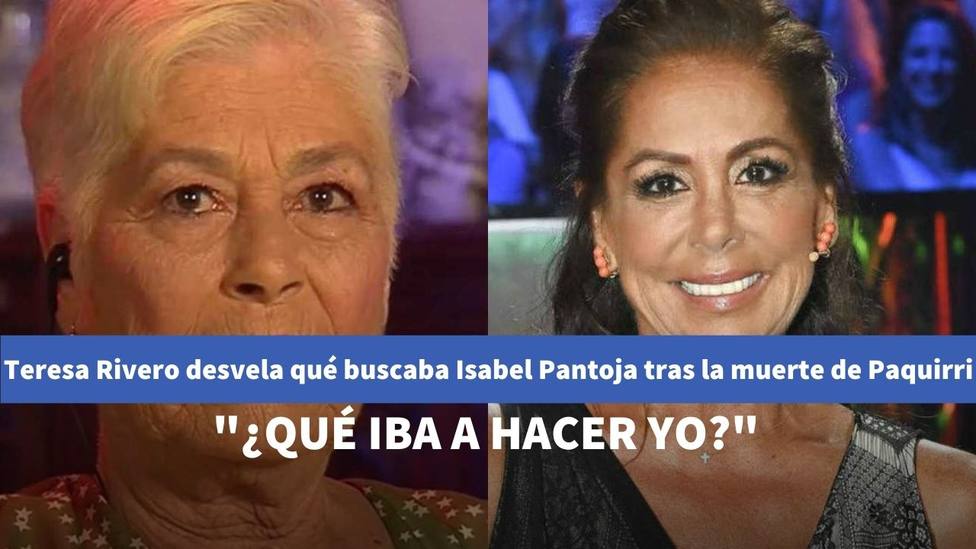 Teresa Rivera desvela en Telecinco las verdaderas intenciones de Isabel Pantoja tras la muerte de Paquirri