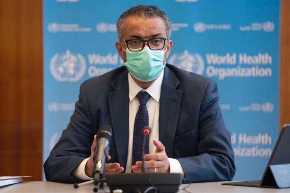 El director general de la Organización Mundial de la Salud (OMS) Tedros Adhanom Ghebreyesus