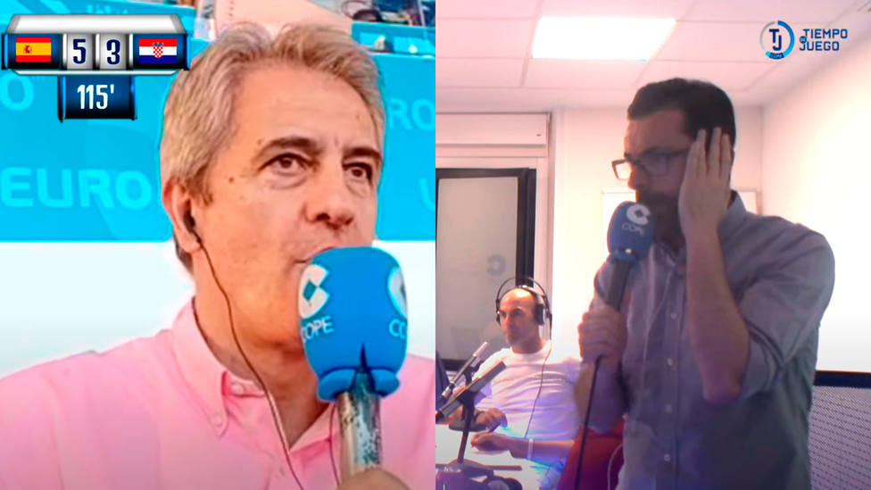 Manolo Lama y Rubén Martín narraron una gran tarde de radio