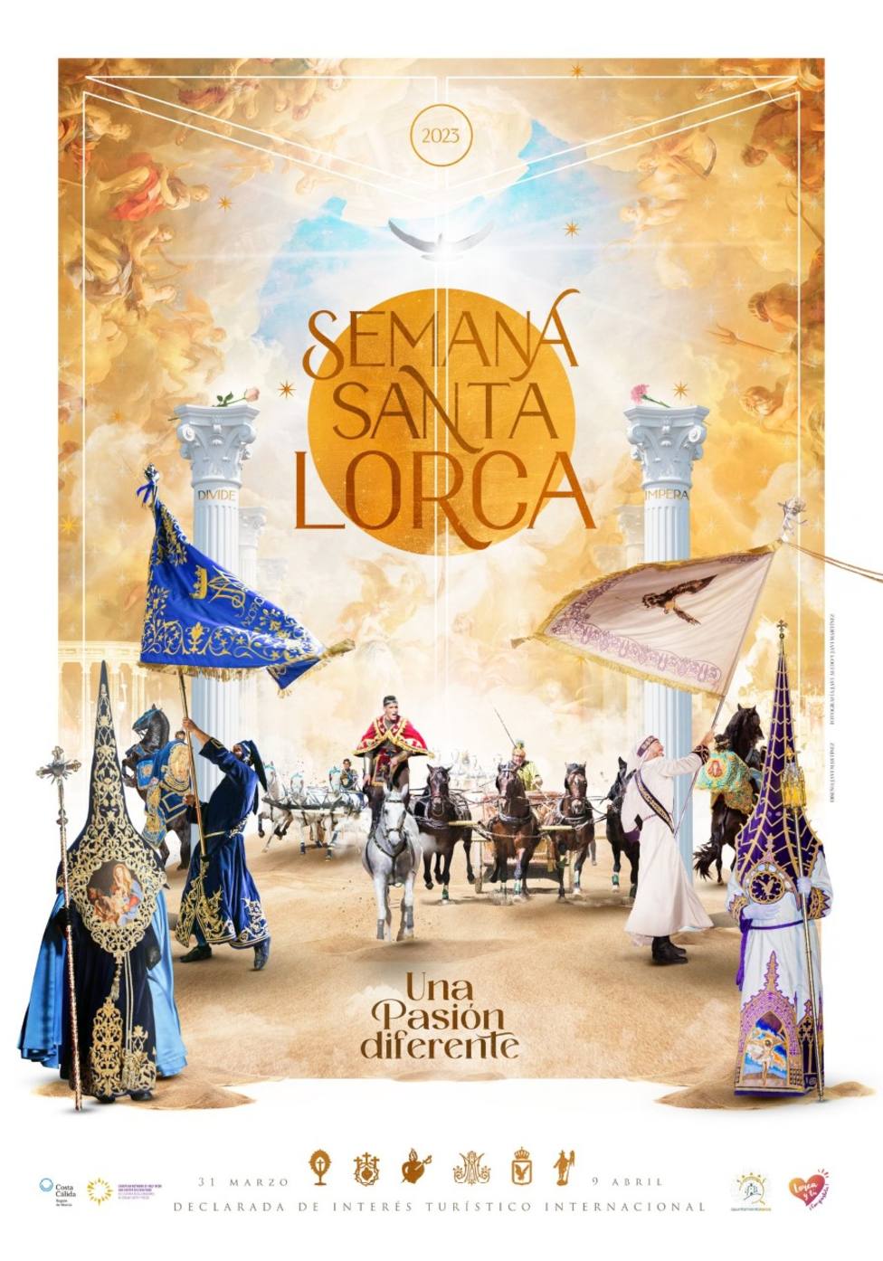 Divide et impera es el nombre del cartel de la Semana Santa de Lorca 2023