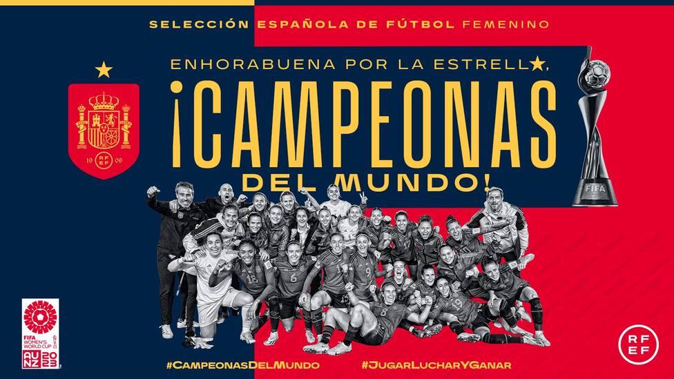 La selección española, campeona del Mundo