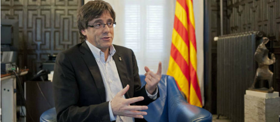 Carles Puigdemont, presidente de la Generalidad de Cataluña. EFE