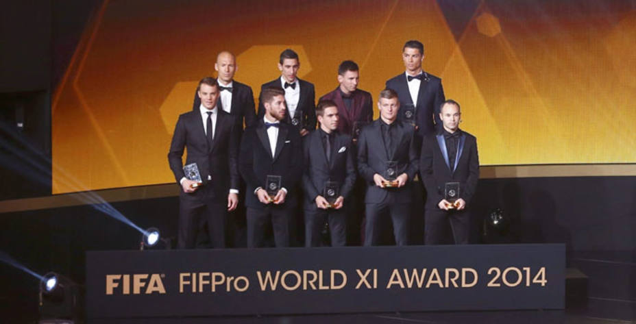 Once Mundial de la FIFA FIFPro. REUTERS