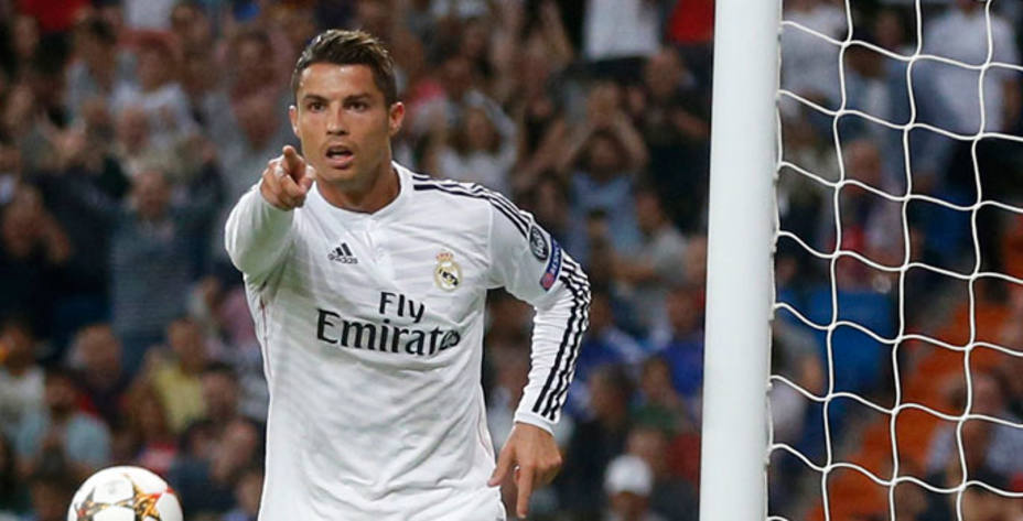 Cristiano Ronaldo celebra un gol en la Champions (Reuters)