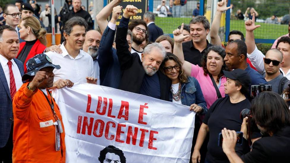 La excarcelación de Lula aumenta la polarización en Brasil