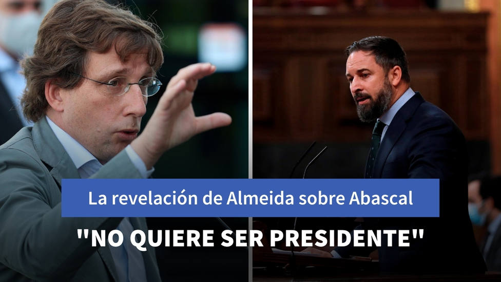 Ls sorprendente revelación de Martínez-Almeida sobre Abascal: Él no quiere ser presidente