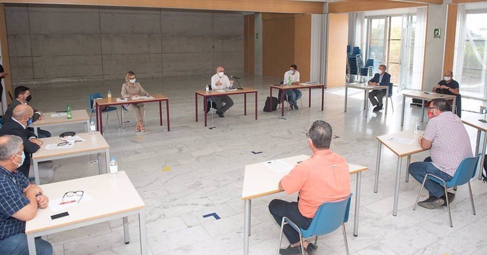 El presidente del Cabildo de Gran Canaria, Antonio Morales, mantiene un encuentro con representantes del Ayuntamiento de San BartolomÃ© de Tirajana, el empresariado y los sindicatos del municipio