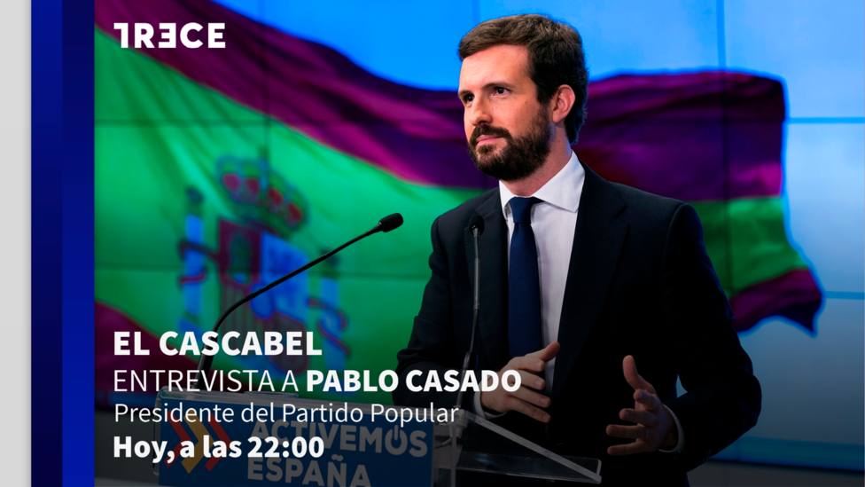 Entrevista a Pablo Casado, esta noche, en ‘El Cascabel’ de TRECE
