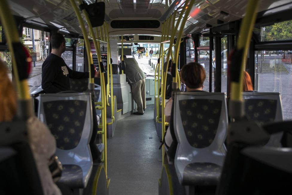 Interior de un bus urbano. FOTO: Xunta de Galicia