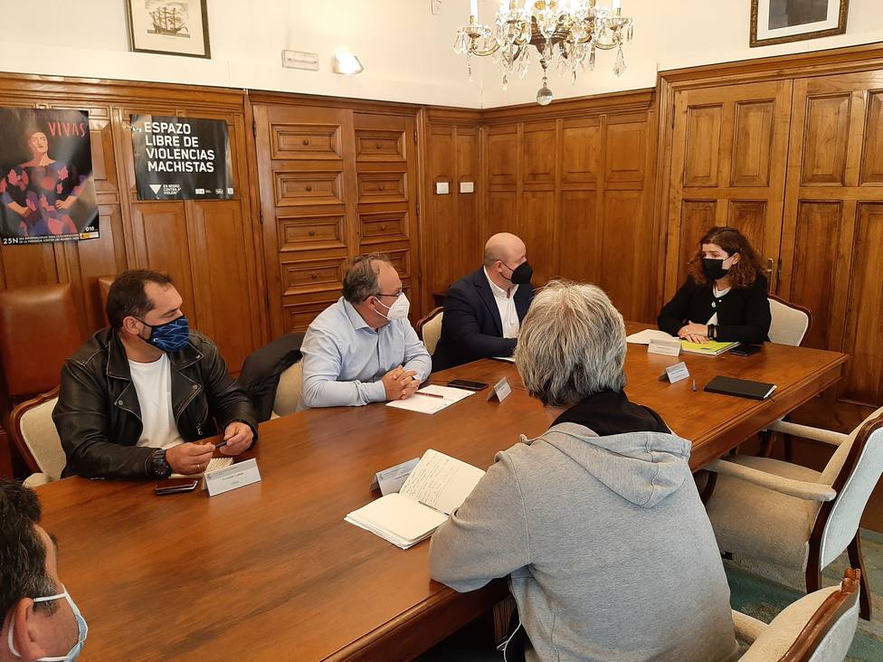 Reunión en la sede de la Subdelegación del Gobierno en A Coruña - FOTO: Subdelegación de A Coruña