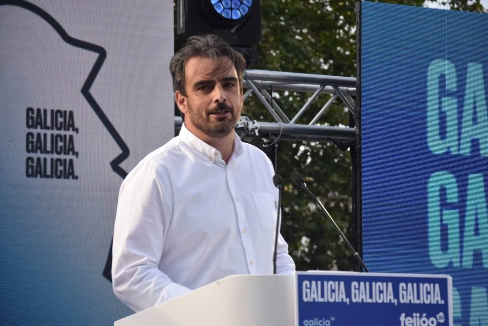 Diego Calvo, presidente del PP provincial de A Coruña. FOTO: Europa Press