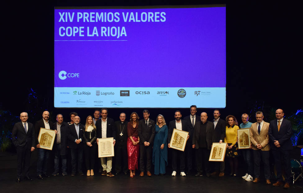 COPE Rioja entrega los XIV Premios Valores