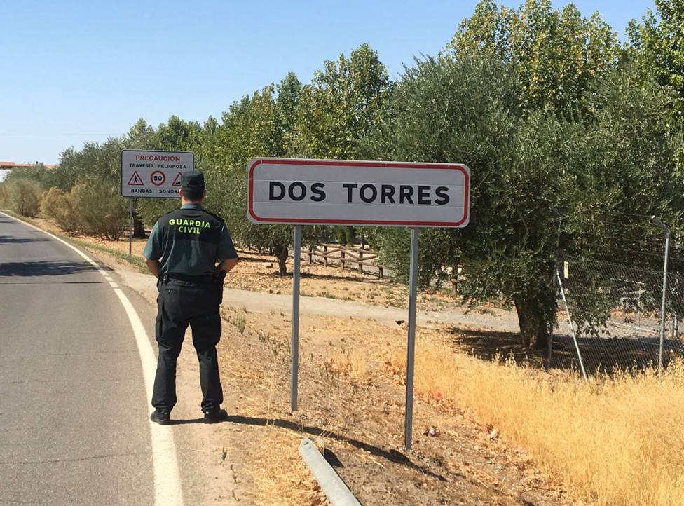 La Guardia Civil localiza a un varón de 85 años que no había regresado a su casa en Dos Torres