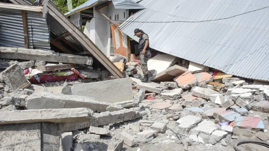 Terremoto del pasado 29 de julio en la isla de Lombok, Indonesia