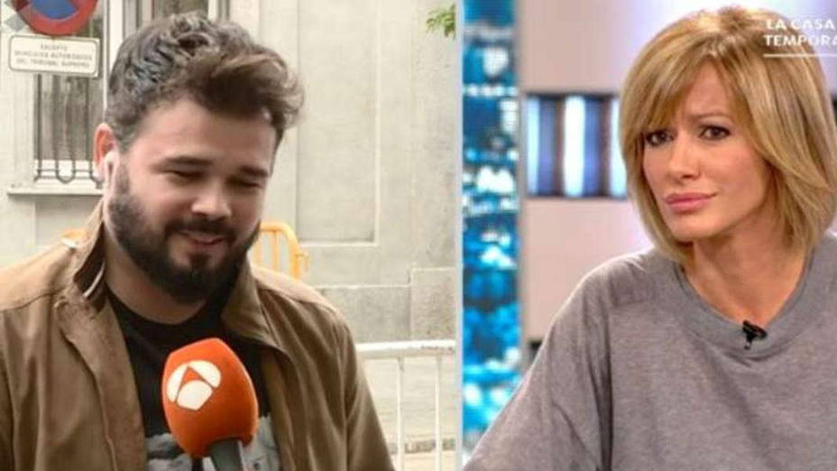 Tensa discusión entre Susana Griso y Rufián con Borrell como protagonista