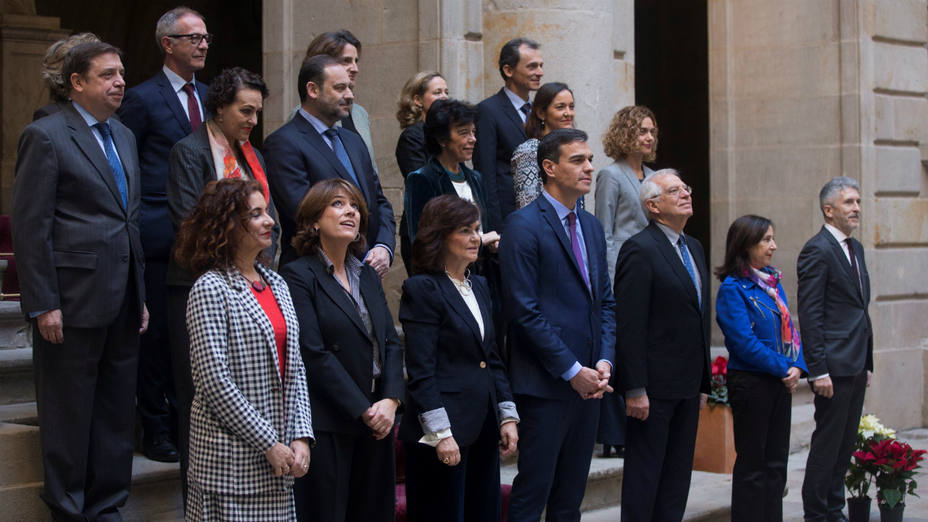 El Consejo de Ministros en la Llotja de Mar de Barcelona