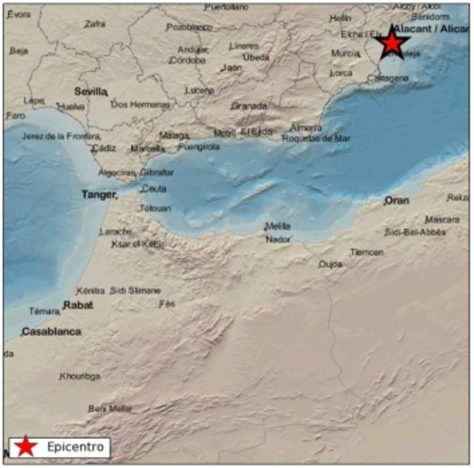 La costa de Santa Pola (Alicante) registra dos terremotos de magnitud 1,7 y otro de 2,1