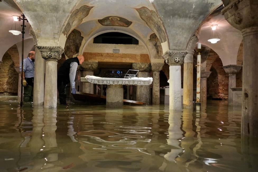Venecia, daños enormes pero en la Basílica de San Marcos no son irreparables