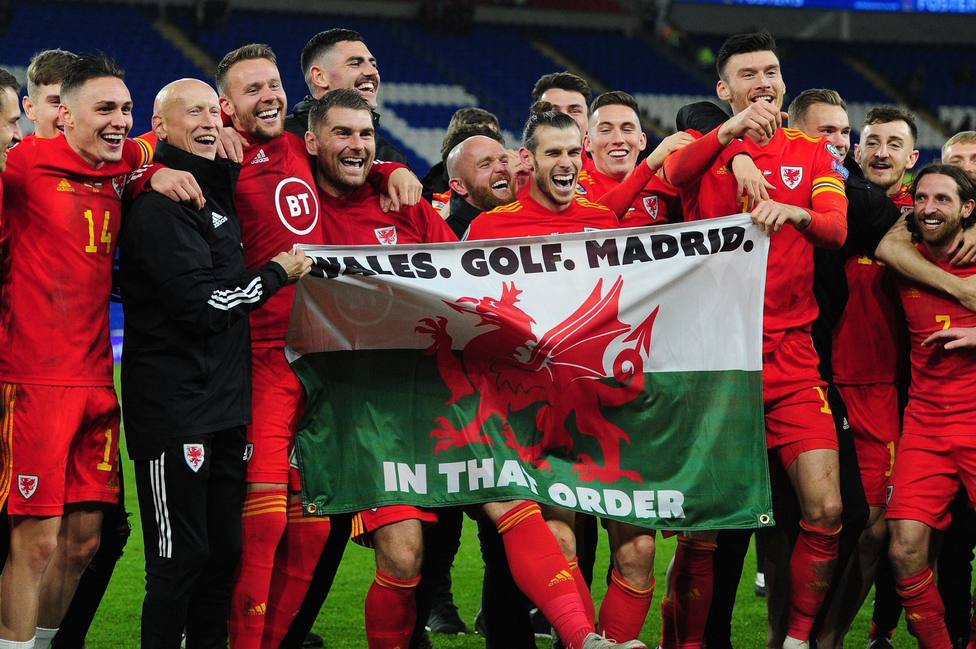 Gales celebra el paes a la Eurocopa (EFE)