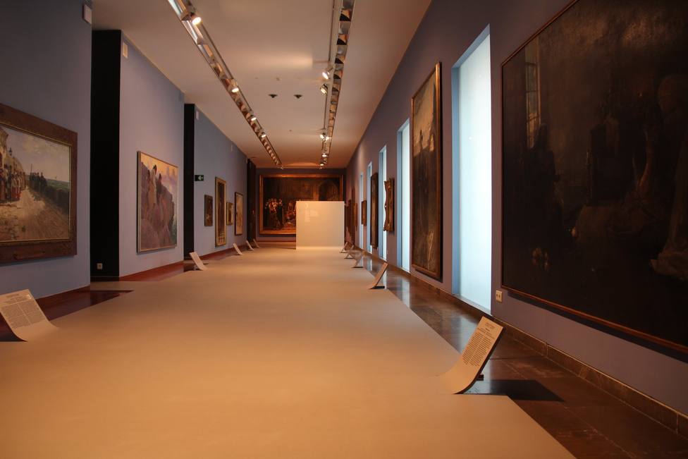 El siglo XIX en el mubag sala exposiciones y premios (Diputación)