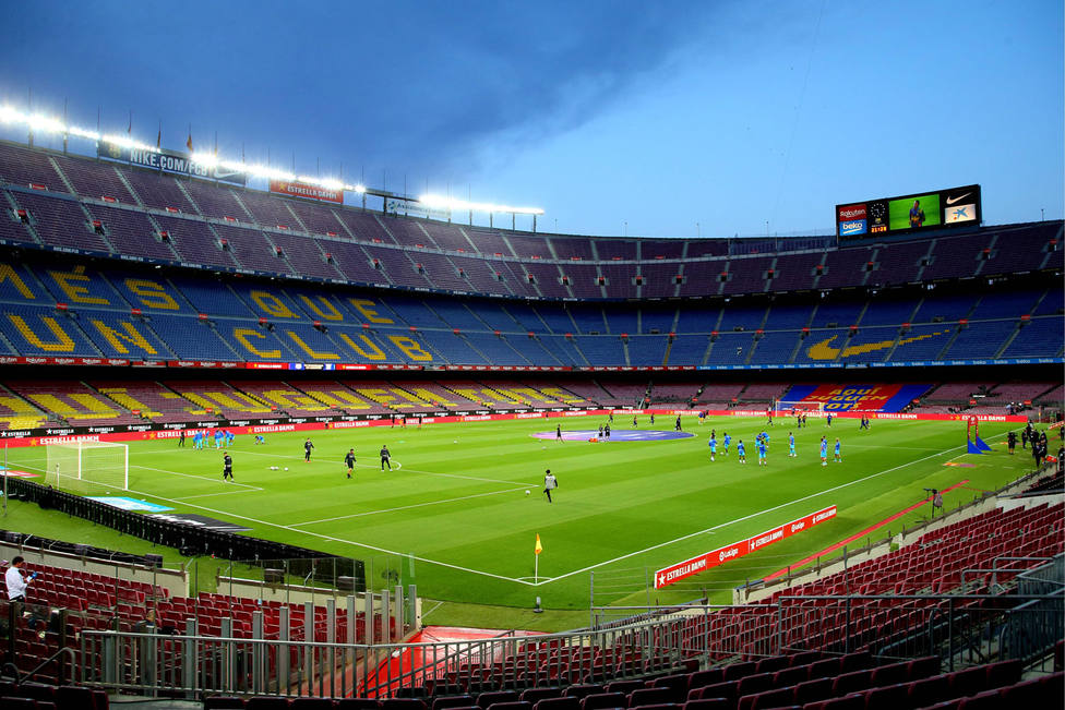 El Camp Nou, en el pasado partido del Barcelona contra el Athletic (Cordon Press)