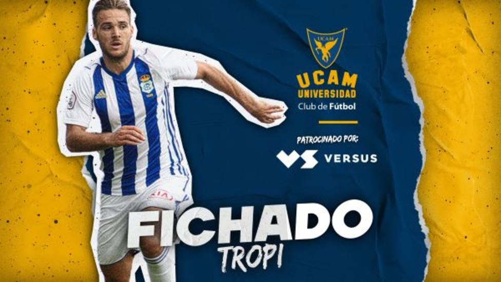 Tropi llega a UCAM CF tras su paso por el filial del Atlético de Madrid