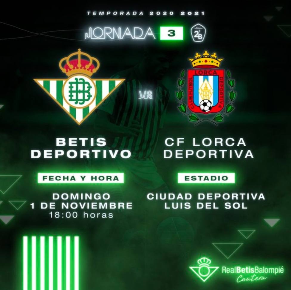 Real Betis B - CF Lorca Deportiva, domingo a las 18.00h