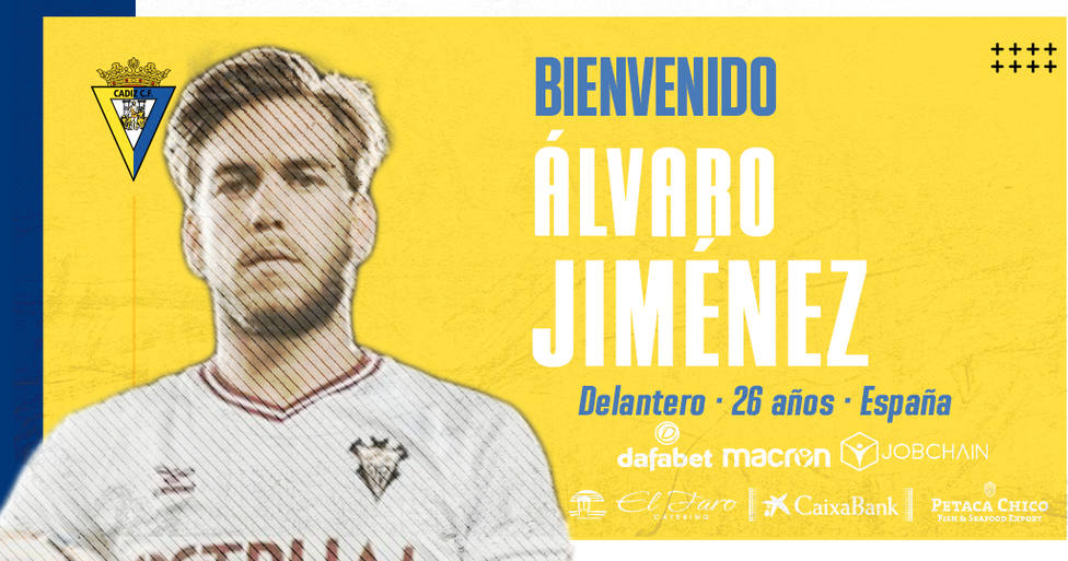 Álvaro Jiménez se ha comprometido con el Cádiz para las cuatro próximas temporadas