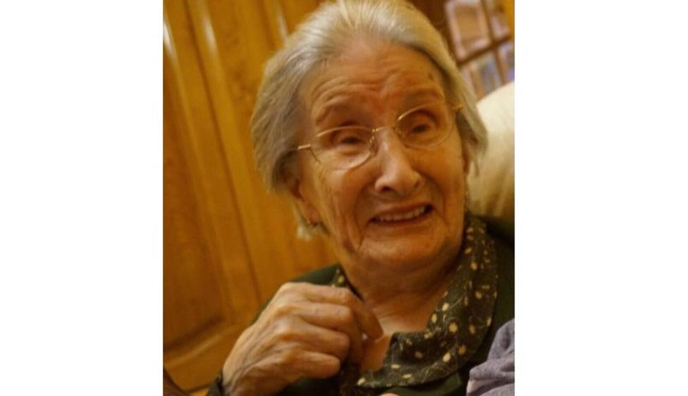 María Candocia tenía 105 años y por su edad era la abuela de Cedeira - FOTO: Cedida