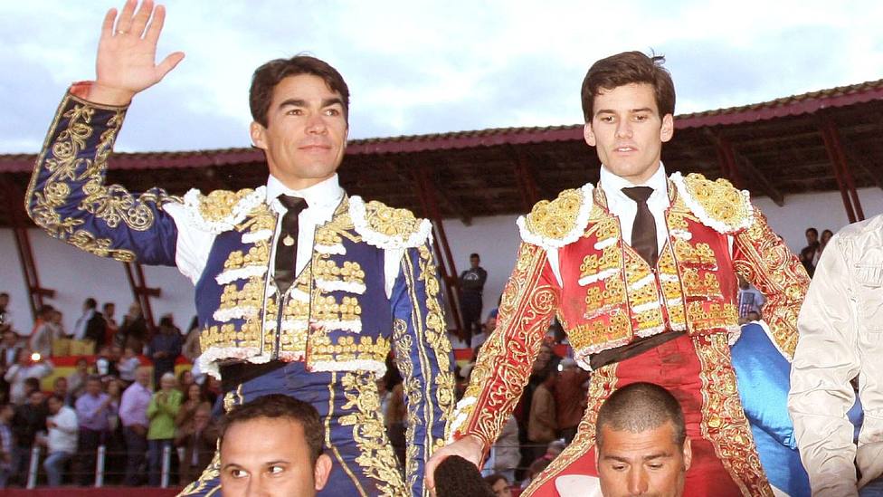 Domingo López Chaves y José Garrido en un triunfo compartido en Ledesma en 2016