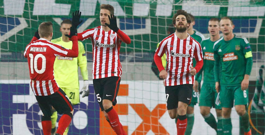 El Athletic pudo sumar un punto gracias al gol de Saborit (Reuters)